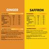 Chaizup Premium 1 Min Instant Assorted Tea Pack - 20 Sachets | Ginger & Saffron Flavours | 20 Servings | 2 Packs (10 Flavours Each) | 280g view 2