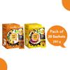 Chaizup Premium 1 Min Instant Assorted Tea Pack - 20 Sachets | Ginger & Saffron Flavours | 20 Servings | 2 Packs (10 Flavours Each) | 280g view 3