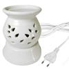 Aatiutik Ceramic Electric Aroma Diffuser Night Lamp Light with Lemongrass Jasmine Aroma Oil 10ml Each for Home Office Hotel Spa (Color - 3) view 2