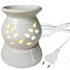 Aatiutik Ceramic Electric Aroma Diffuser Night Lamp Light with Lemongrass Jasmine Aroma Oil 10ml Each for Home Office Hotel Spa (Color - 3) view 3