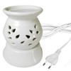 Aatiutik Ceramic Electric Aroma Diffuser Night Lamp Light with Lemongrass Jasmine Aroma Oil 10ml Each for Home Office Hotel Spa (Color - 2) view 2