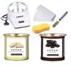 CUVLY Waxing Kit Combo Wax Machine, Wax Heater, Chocolate Wax - 600 g, White Chocolate Wax - 600 g, Wax Strips 70 pc, Wax Spatula (Knife), Cleaning Sponge view 1