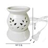 Aatiutik Ceramic Electric Aroma Diffuser Night Lamp Light with Lemongrass Jasmine Aroma Oil 10ml Each for Home Office Hotel Spa (Color - 1) view 4