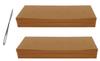 Non-woven Wax Strip with Stainless Steel Wax Knife Spatula (200 Wax Strips) (Brown) view 1