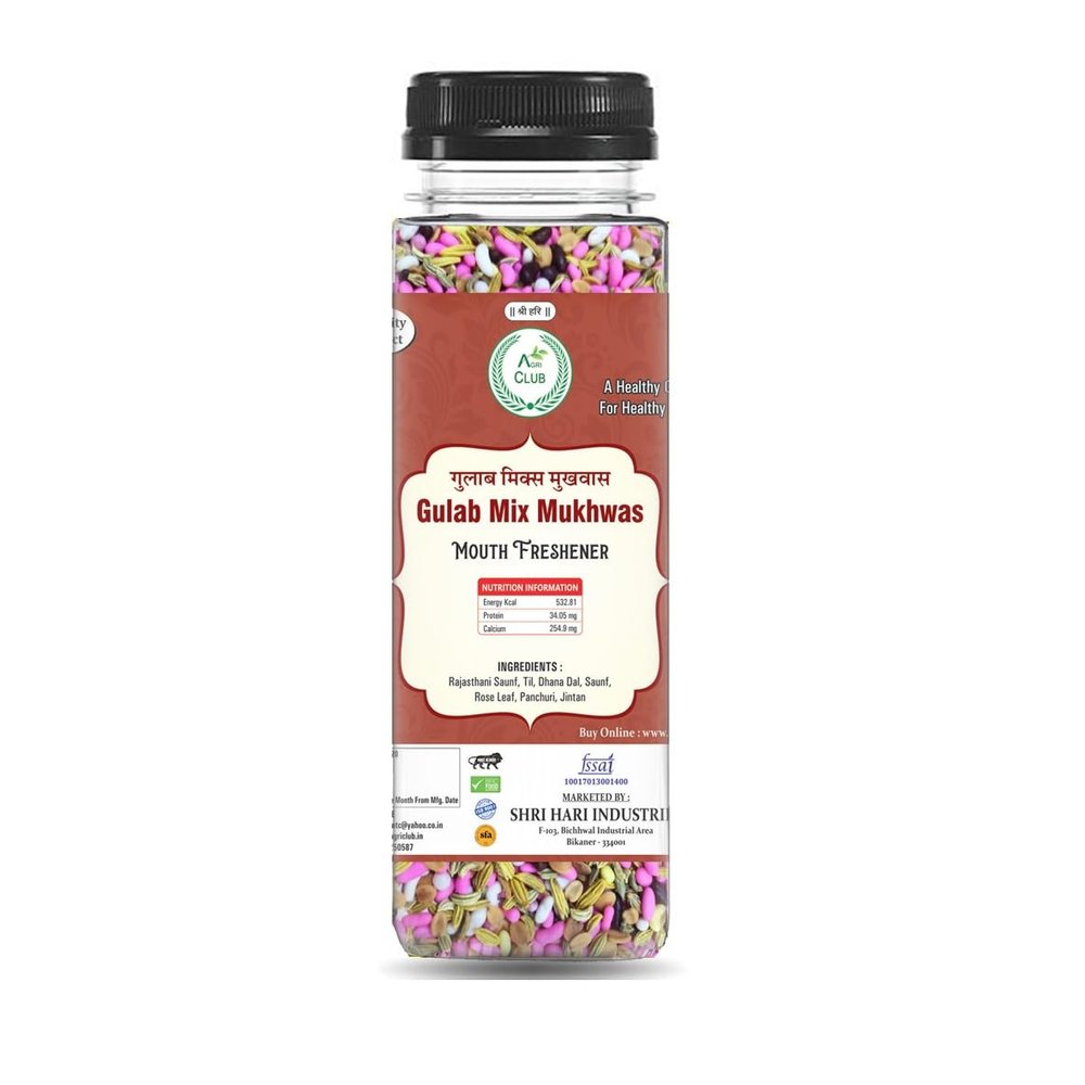 Agri Club Gulab Mix Mukhwas 120gm, Mouth Freshener