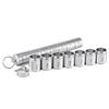 Dorakitten Weekly Pill Box Aluminum Waterproof Pill Organizer Medicine Storage Box Waterproof Medicine Container Divided Pill Case Silver view 2