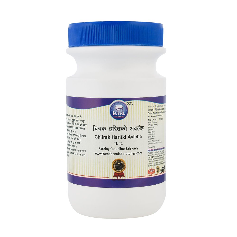 Kamdhenu laboratories chitrak haritaki avleh 200gram (thick syrup) | Chitrak Haritaki Avaleha