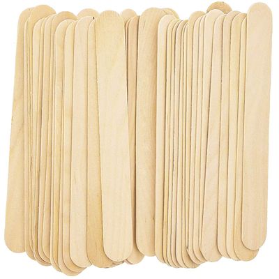Professional Large Wax Waxing Wood Body Hair Removal Sticks Applicator Spatula 100 Pcs