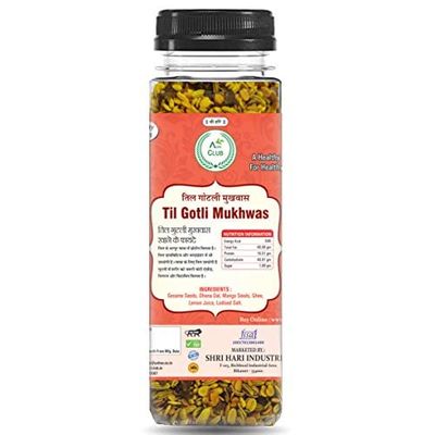 AGRI CLUB Til Gotli Mukhwas 200Gm|Mouth Freshener(Pack Of 2)Each 100Gm