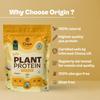 Origin Nutrition 100% Natural Plant Based Protein Powder, Ranked Best Vegan Protein by Independent Scientific Research, European Pea Protein Isolate & Pumpkin Seed Protein) Easy to Digest Vanilla Flavour with 25g per serve Plant Based Protein,20 serv view 4