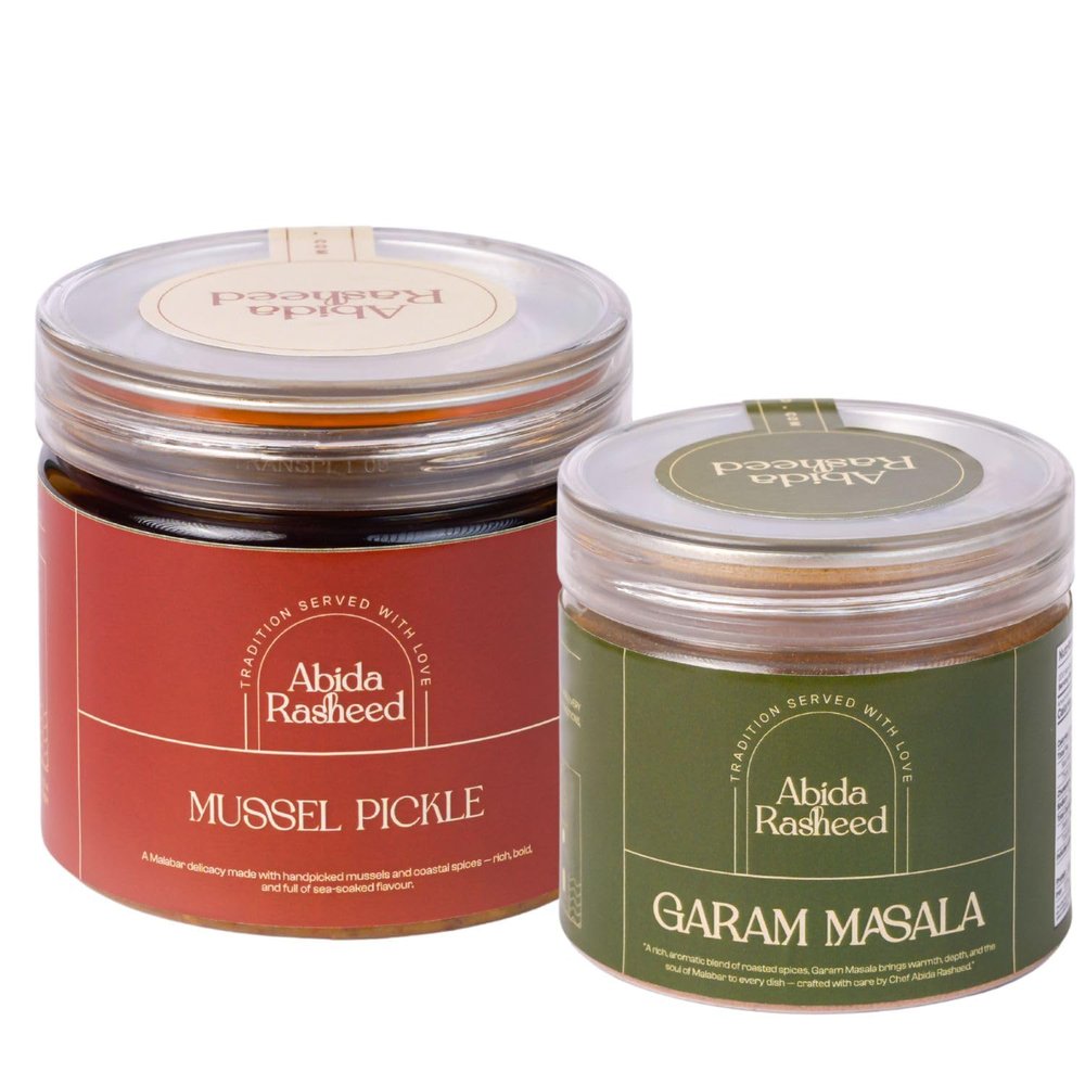 Abida Rasheed Home-Made Pickle and Masala Combo | Garam Masala | 75 G | Mussel Pickle | 200 G | - 1 Pack