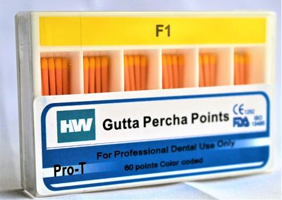 PYRAX H & W F1 Protaper Gutta Percha Point,