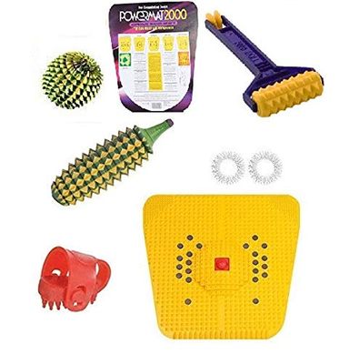 ACi Acupressure Bio-Magnetic Foot Mat for Stress and Pain relief With Acupressure Tools Combo Kit