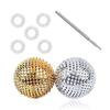 ACi Acupressure Bio-Magnetic Balls with Jimmy (Steel) and 5 Sujok Finger Ring, Set of 2 view 1