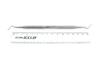 ADDLER DENTAL SPOON EXAVATOR DOUBLE ENDED. PREMIUM SOLID 6 MM. NO RUST, NO SLIP HANDLE. LIFE TIME ANTI RUSTING WARRANTY. view 2