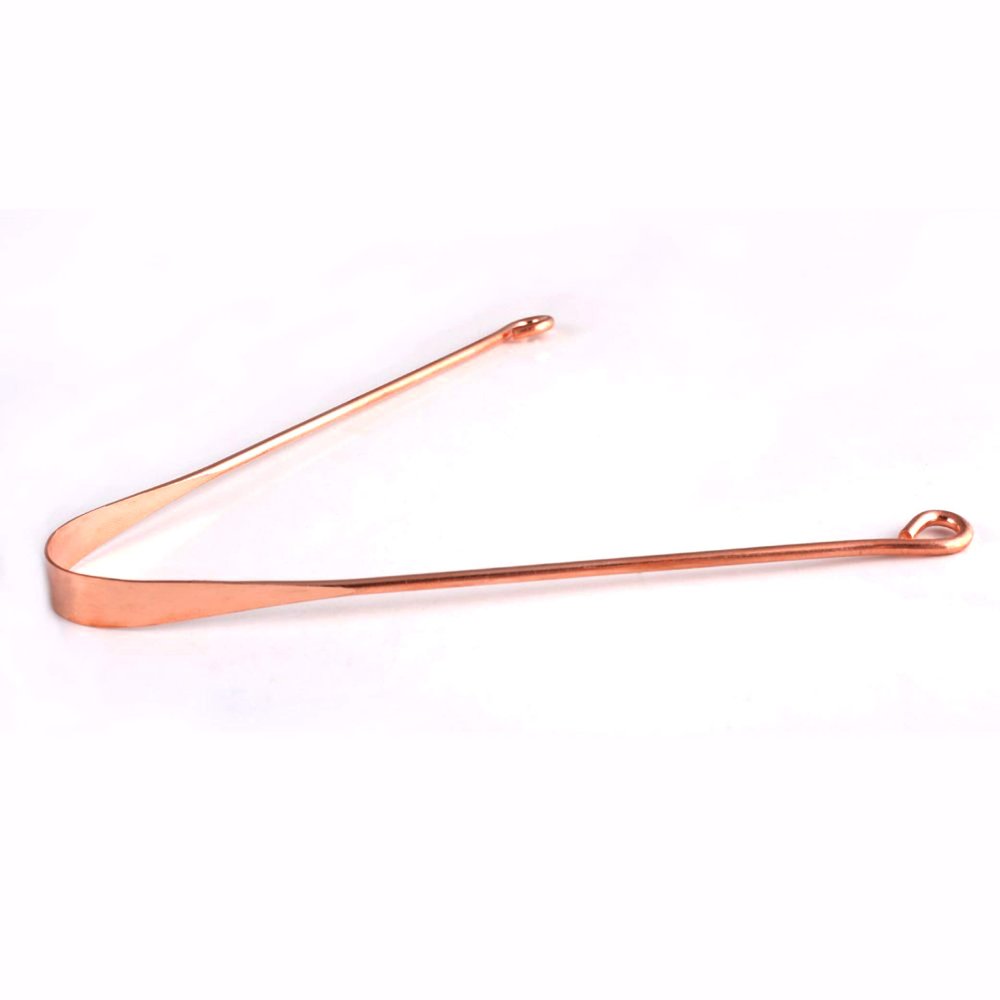 Elite Copper Tongue Cleaner Scrapper for Men and Women Pack Of (4)