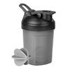 BSPA Protein Mini Gym Shaker| Bottle 300ML with Blender Ball (Black) polypropylene view 1