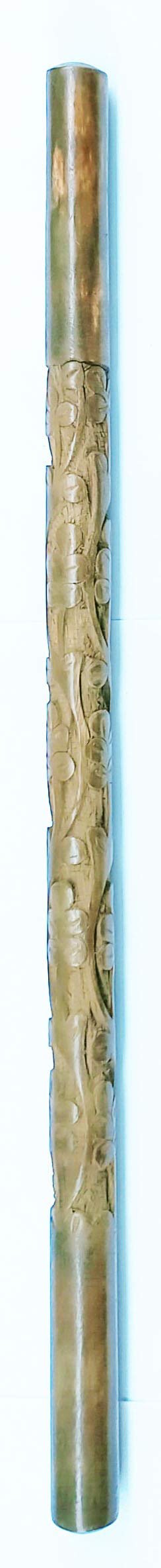 Holyratna Wooden Carving Morning Walking Sticks 23 inches