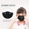 Taimu TM Non-Woven Fabric Disposable Masks for Protection, Breathable & Cute Facemasks for Children (Black, Without Valve, Pack of 50) for Kids view 4