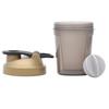 BSPA Protein shaker - Sports Mini Gym Shaker - Bottle 300ML with Blender Ball (Gold) view 3