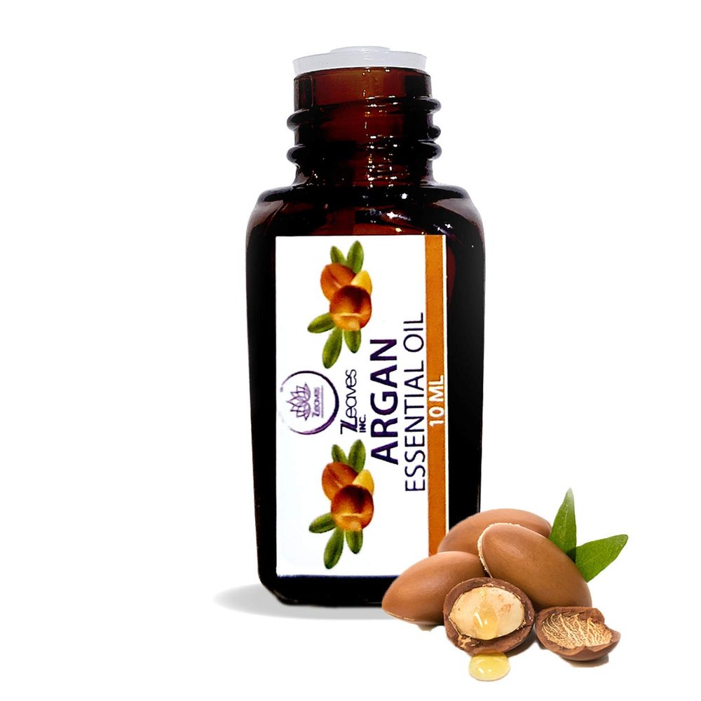 7LEAVES INC.  Pure Essential Oil, 100% Natural for Healthier Skin, Massage for Restful Sleep, Ready for Aromatherapy - 10ml (ARGAN OIL)