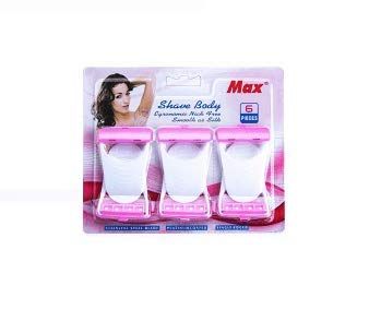 Jasvon Disposable Body & Bikini Shaving Razor For Women (6 Pcs Blade)