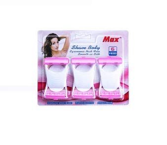 Jasvon Disposable Body & Bikini Shaving Razor For Women (6 Pcs Blade)