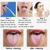 Tongue Brush, Tongue Scraper, Tongue Cleaner Helps Fight Bad Breath, 4 Tongue Scrapers, 4 Pack (Blue&Green&Orange&Red) view 3