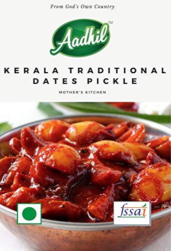 Aadhil Kerala Traditional Dates Pickle Mother's Kitchen - Nadan Karakka Khajoor Achar 500g