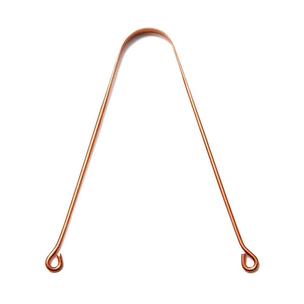 Chidakash PURE COPPER TONGUE CLEANER Scraper Antibacterial for Men, Women (Pack of 4)