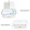 Denture storage box with mirror and cleaning brush, storage box for orthodontic teeth, retainer, etc. view 3