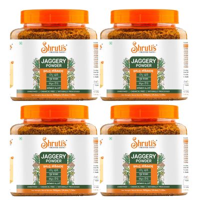 SHRUTI'S Jaggery Powder 700 Grams (Pack of 4)