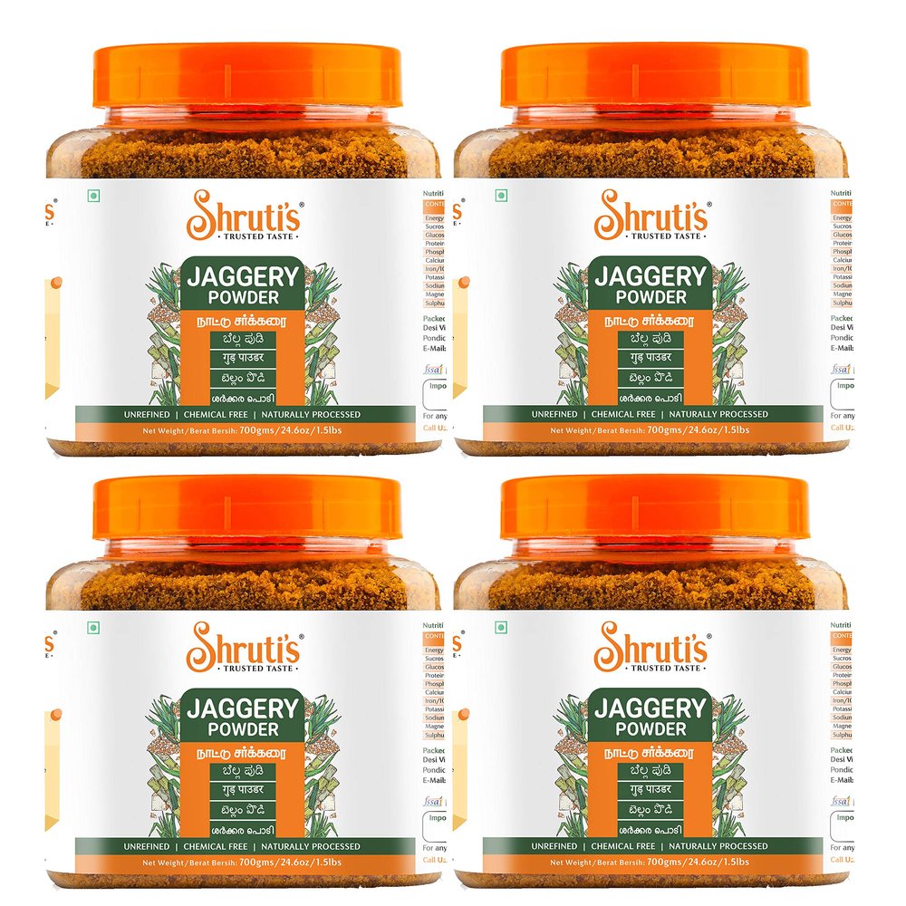 SHRUTI'S Jaggery Powder 700 Grams (Pack of 4)