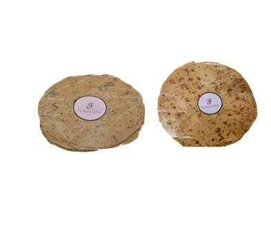 FLAVVORA Amritsari Combos (Pack of 2,Handmade,Punjabi Papad) (Red Chilli/Garlic Papad, 400gm(Pack of 2-200gm each))