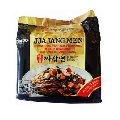 Paldo Jjajangmen Noodles 800G Pack Of 4 (200G X 4), Vegetarian