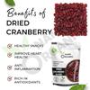 Namo Organics - 1 Kg - USA Dried Sliced Cranberries (Vegan, Non GMO) Cranberry Dry Fruit view 2