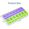 DANYING Large Pill Organizer 2 Times a Day, Weekly Pill Box 2 Per Day, AM PM Pill Case, Pill Container 7 Day, Vitamin Case Twice a Day view 4