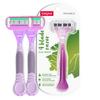 Sirona Razor for Women, Hair Remover for Women, Body Razor for Women, Women Razor, with Aloe Boost for Smooth Arms, Legs, Underarms & Bikini Line, 4-Blade Shaving Razor Women - Reusable (Pack of 2) view 1