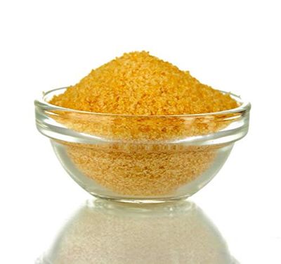Aapkidukan Gelatin - Gelatine Powder - Fine Crystals - Unflavoured 100% Pure Edible - 100 Grams - Loose Packed - for Knee Pains - Glucosamine - Skin Care