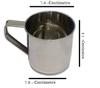 Bartan Star Stainless Steel Plain Coffee Mug 200ml - Set of 2 view 3