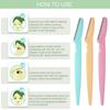 DEXO Eyebrow Painless Facial Hair Remover Razor for Face razor, Women and Men (Multicolor) - set of 3 pcs. Pack of 1 view 4