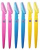 DEXO Eyebrow face razor. Facial eyebrow Trimmer. For women and Girls. (Multicolor) set of 6 pcs. Pack of 1 view 1