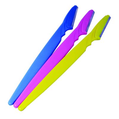 DEXO Eyebrow Facial Razor for Women Face - Face & Eyebrow Hair Shaper Razor Knife Shaver Trimmer Shaving Grooming Remover Kit for Fashion Women Ladies set of 3 Pcs. Pack of 1