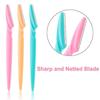 DEXO Eyebrow Facial Razor for Women Face - Face & Eyebrow Hair Shaper Razor Knife Shaver Trimmer Shaving Grooming Remover Kit for Fashion Women Ladies set of 3 Pcs. Pack of 1 view 2