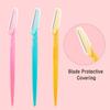 DEXO Eyebrow Face Razor Kit, Face & Eyebrow Trimmer Set of 3 Pcs. Hair Shape Razor Knife Shaver Trimmer Shaving Grooming Remover Kit for Fashion Women Ladies & Girls (Multicolor) Pack of 1 view 4