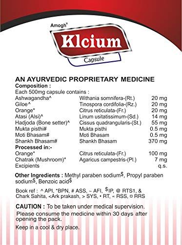 Amogh Klcium Capsule 100 Capsule Pack