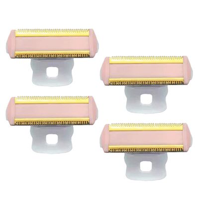 Women Shaver Replacement Heads Compatible with Finishing Touch Flawless Body Rechargeable Ladies Shaver Hair Remover Heads (4PCS)