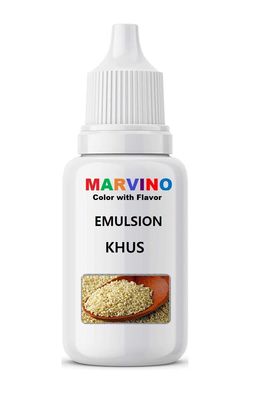 Marvino Emulsion Assorted 20ml Flavored Color for Cakes ice Creams Pastries (Khus)