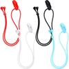 4 Pieces Hearing Aid Clips Adjustable Hearing Aid Clip Holder Anti-lost Hearing Aid Lanyard for Adults Seniors, 4 Colors view 1