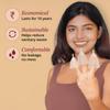 Carmesi Menstrual Cup for Women | Large Size - With Free Pouch | Rash-Free, Itch-Free, Odour-Free | 8-10 Hours of Leaks-Free Comfort | 100% Biocompatible Medical-Grade Silicone Cups view 4